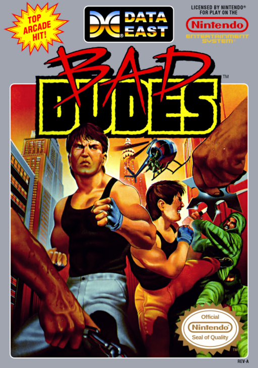 Bad Dudes (USA) box art